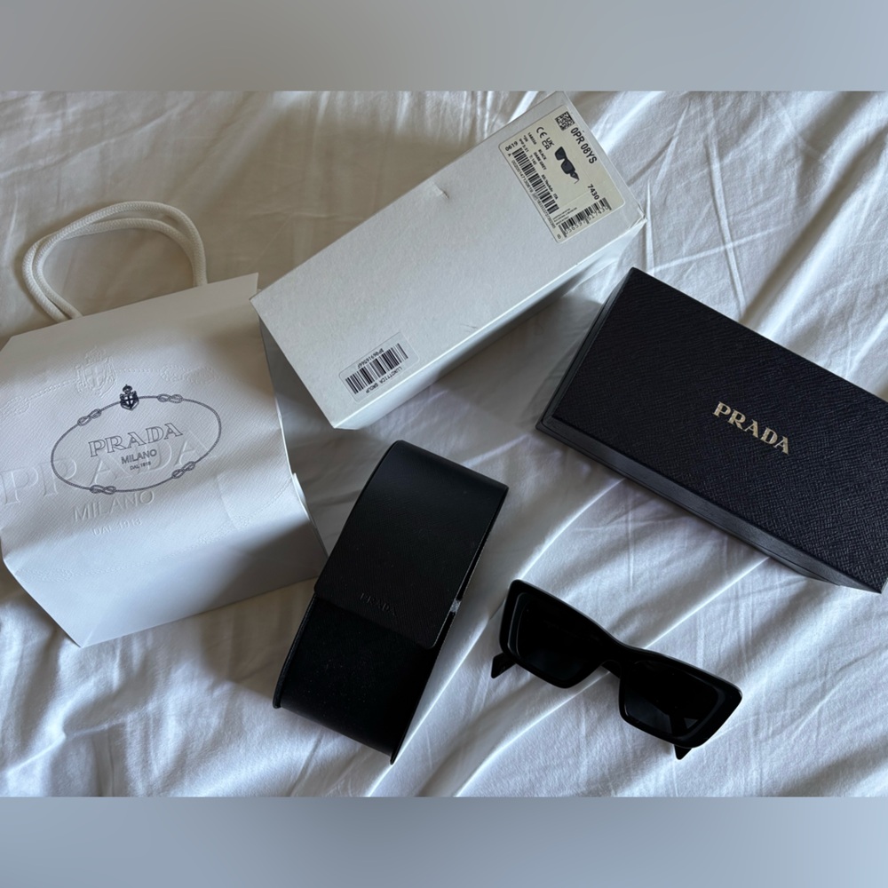 Semi-Used PRADA PR 08YS SYMBOLE SUNGLASSES
BLACK